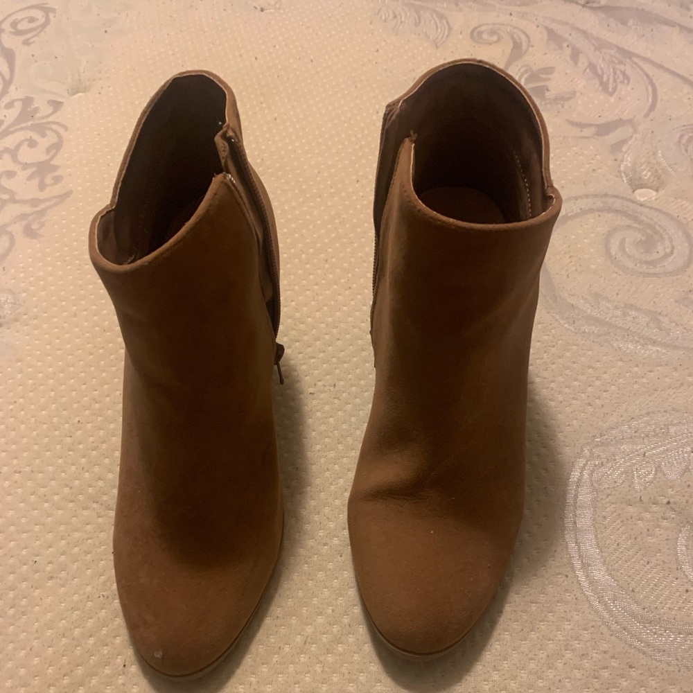 Tan booties. - Picture 2 of 2